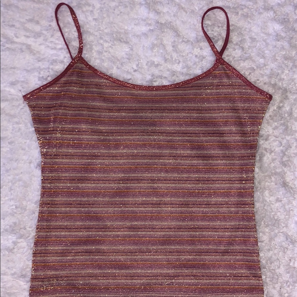 The Limited spaghetti strap crop tank cami